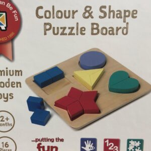 Colour & Shape Puzzle Board
